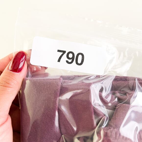 Madewell XS BetterTerry Henley Sweatshirt Fleece Purple - Picture 10 of 10